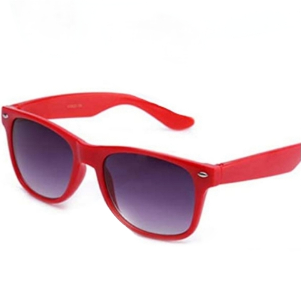 Red Retro Style Polarized Sunglasses